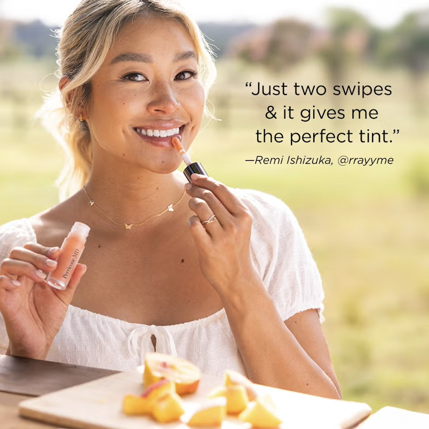 hair and makeup on Remi for perricone ad